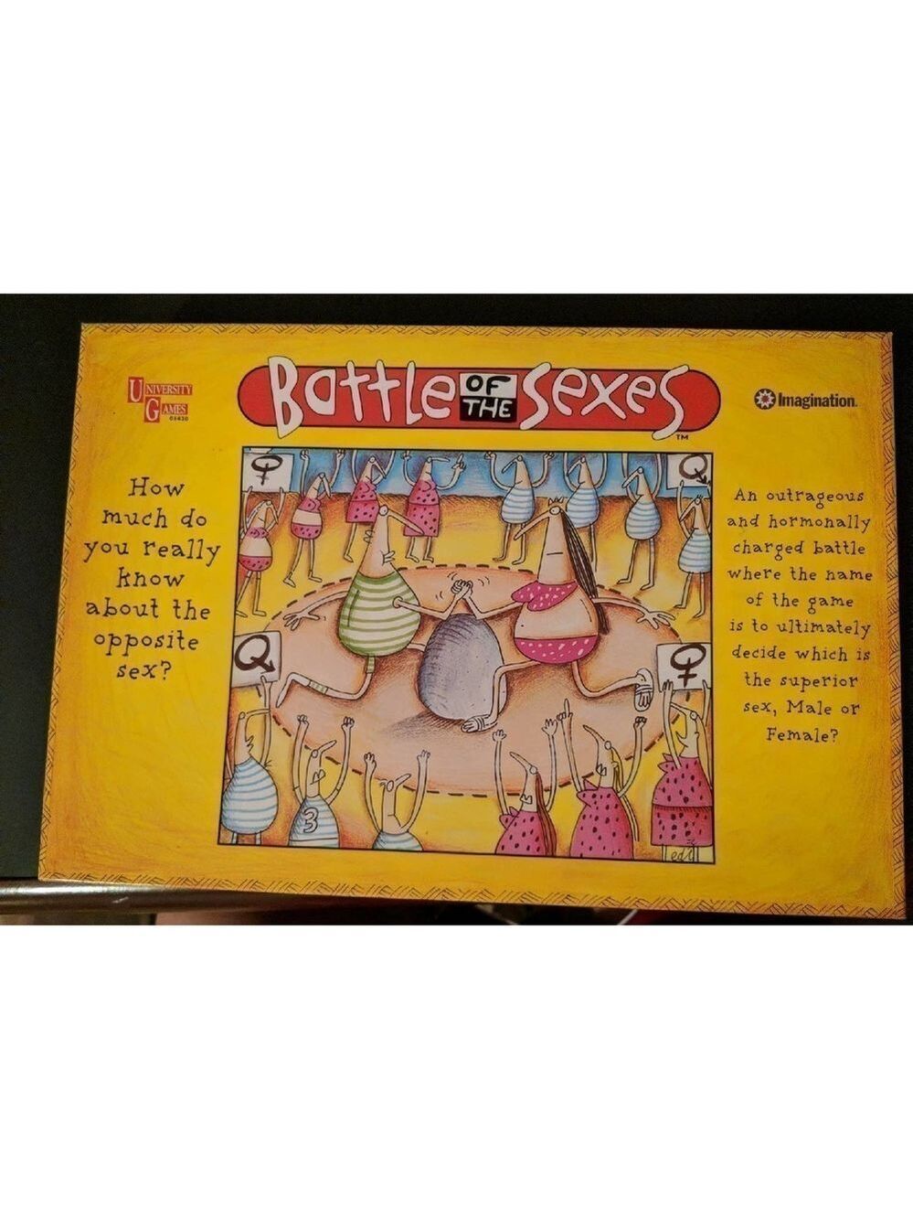 BATTLE of the Sexes Board game